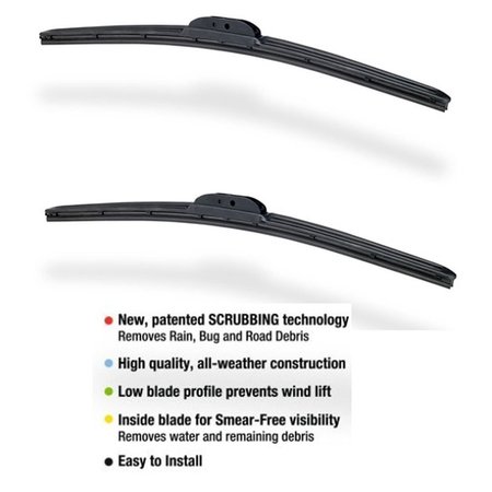 ILB GOLD Replacement For Dodge Gr. Caravan/Caravan, 2013 Heavy Duty Wiper Blades WX-BFFD-1